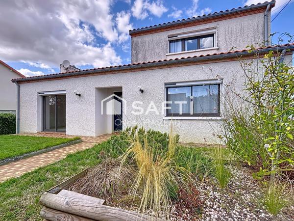 Maison de 169 m² habitables, 5 chambres, double garage