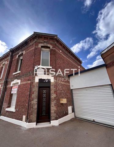 Maison de ville à rénover - T5 de 97m² - garage - jardin - cave