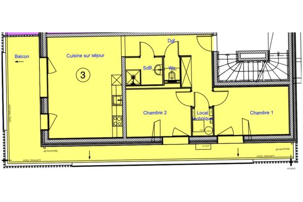 Saint-Pierre-en-Faucigny – T3 lumineux avec terrasse de 35 m²