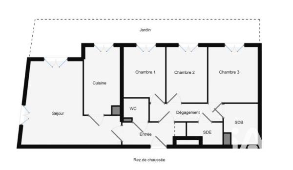 Appartement à vendre 4 pièces 85,29 m² Guyancourt