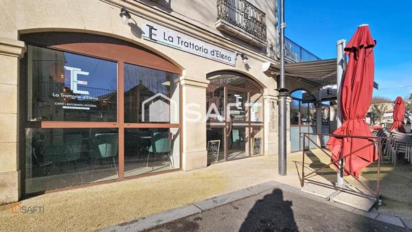Top affaire restaurant italien en plein centre de lamalou-les-bains avec deux terrasses