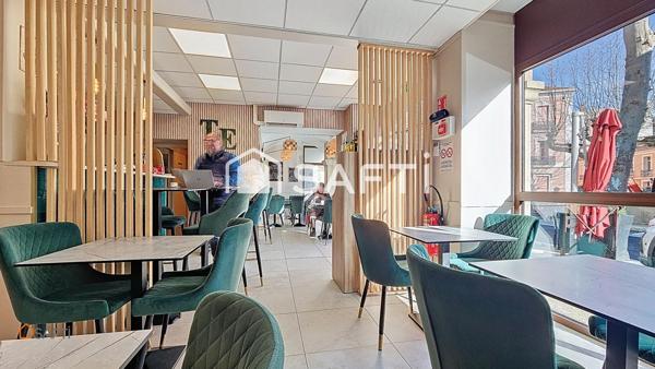 Top affaire restaurant italien en plein centre de lamalou-les-bains avec deux terrasses