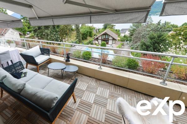 Appartement de Prestige à Veyrier-du-Lac – Vue Panoramique Unique sur le Lac d’Annecy