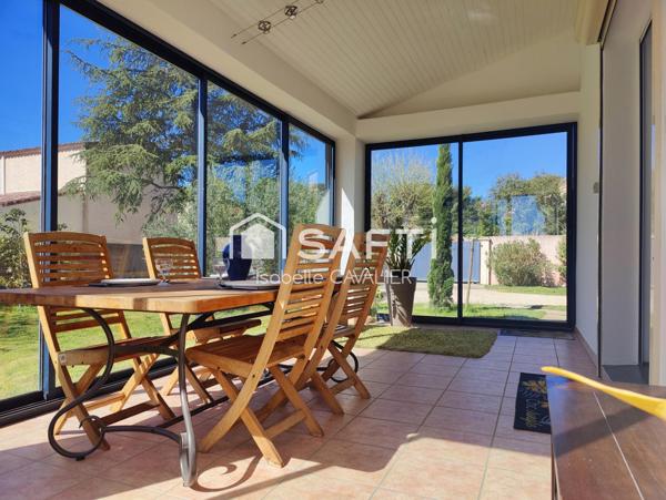 MAISON PLAIN-PIED 164 m² TERRAIN 1 000 m² PISCINABLE  4 CHAMBRES