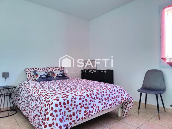 MAISON PLAIN-PIED 164 m² TERRAIN 1 000 m² PISCINABLE  4 CHAMBRES