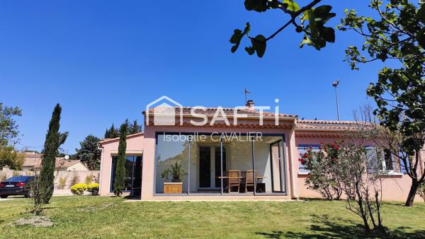 MAISON PLAIN-PIED 164 m² TERRAIN 1 000 m² PISCINABLE  4 CHAMBRES