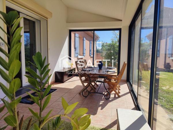 MAISON PLAIN-PIED 164 m² TERRAIN 1 000 m² PISCINABLE  4 CHAMBRES