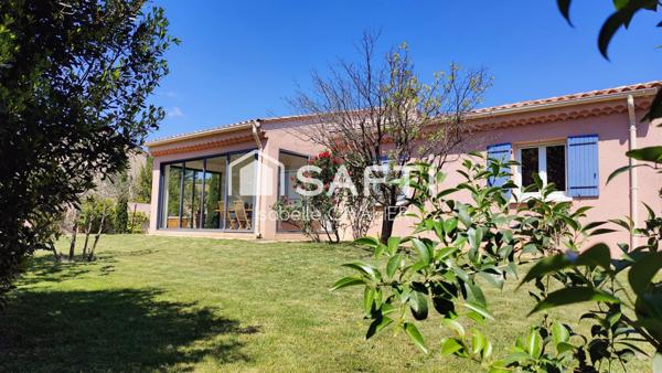MAISON PLAIN-PIED 164 m² TERRAIN 1 000 m² PISCINABLE  4 CHAMBRES