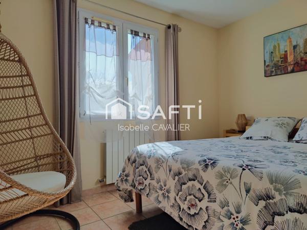 MAISON PLAIN-PIED 164 m² TERRAIN 1 000 m² PISCINABLE  4 CHAMBRES