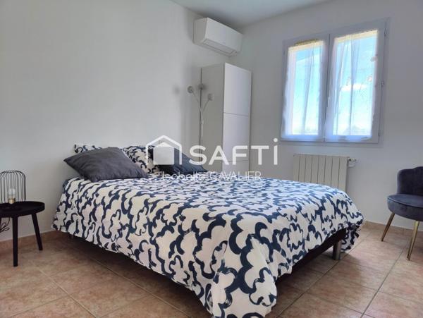 MAISON PLAIN-PIED 164 m² TERRAIN 1 000 m² PISCINABLE  4 CHAMBRES