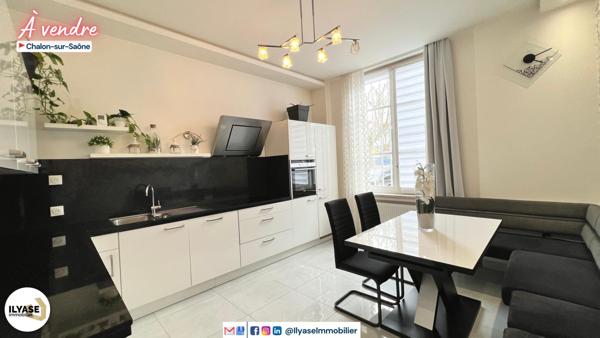 Chalon-sur-Saône (71100) Appartement entièrement rénové | T5 | 3 CH | Hypercentre, Quais de Saône
