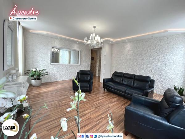 Chalon-sur-Saône (71100) Appartement entièrement rénové | T5 | 3 CH | Hypercentre, Quais de Saône