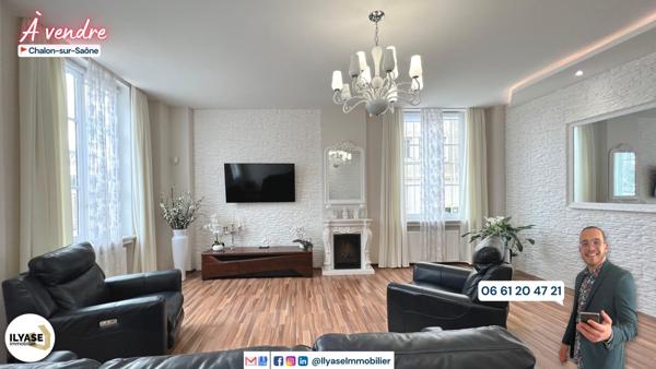 Chalon-sur-Saône (71100) Appartement entièrement rénové | T5 | 3 CH | Hypercentre, Quais de Saône