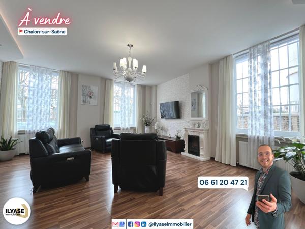 Chalon-sur-Saône (71100) Appartement entièrement rénové | T5 | 3 CH | Hypercentre, Quais de Saône
