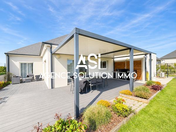MAISON CONTEMPORAINE DE 2019 AVEC PERGOLA BIOCLIMATIQUE & CUISINE D'ÉTÉ ? UN VÉRITABLE COUP DE C?UR !