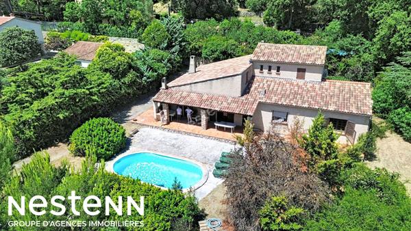 Maison 5 pièces avec piscine et  jardin arboré