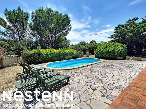 Maison 5 pièces avec piscine et  jardin arboré
