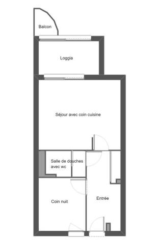 Appartement T2 à vendre  2 pièces - 44,58 m2 PORNICHET - 44