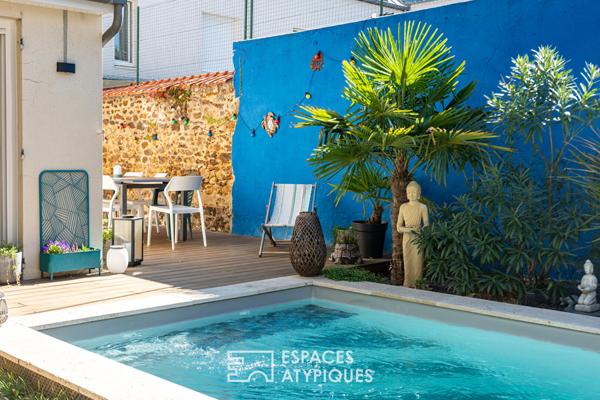 Sublime mancelle de charme renovée avec piscine