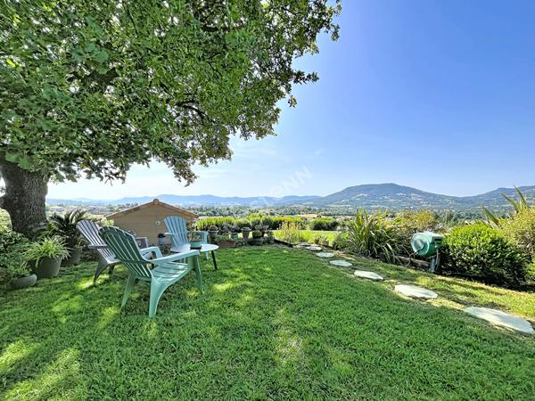 Ardèche, Chomérac - Vue panoramique, piscine & exposition plein Sud