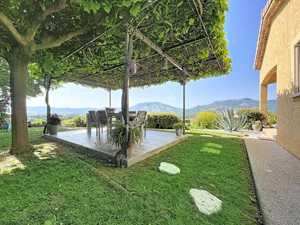 Ardèche, Chomérac - Vue panoramique, piscine & exposition plein Sud