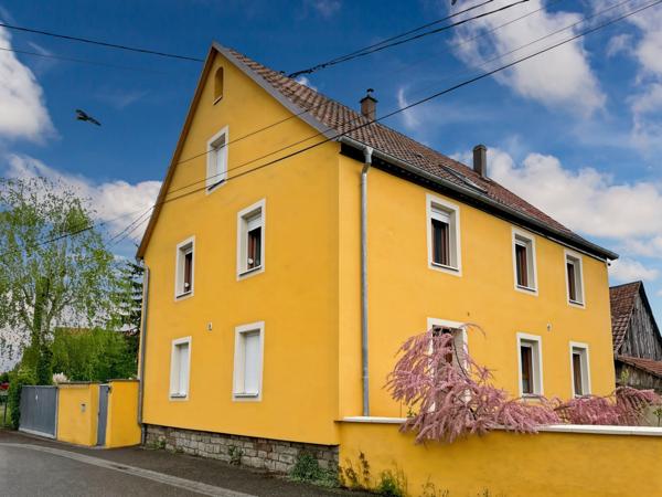 Benfeld (67230) MAISON 8 PIÈCES ou 2 appartements pour investisseur sur 13,60 a