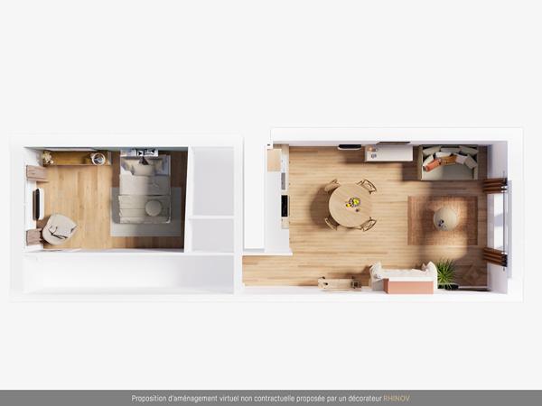 Appartement Annecy 2 pièce(s) 43,7 m2