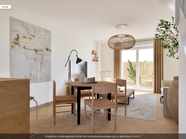 Appartement avec Terrasse- 5 pièces TOURS quartier St Eloi -Rabelais Bretonneau (37)