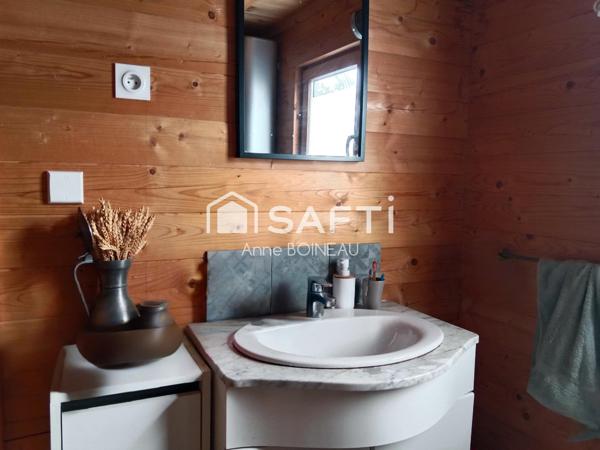 Maison bois 60 m² dans environnement calme sur Mesquer