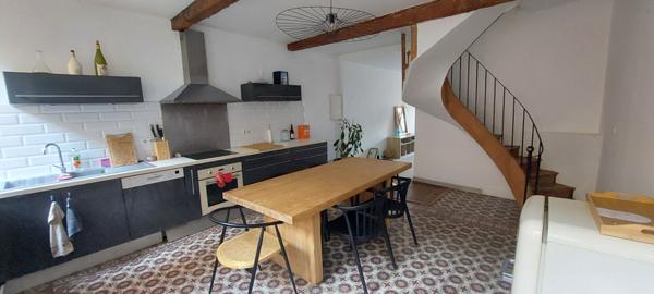 MAZERES BELLE ET GRANDE MAISON DE VILLE AVEC TERRASSE