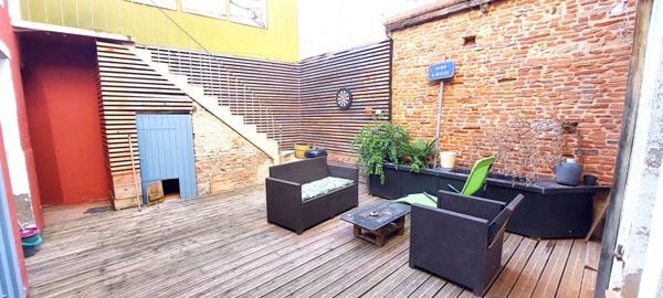 MAZERES BELLE ET GRANDE MAISON DE VILLE AVEC TERRASSE