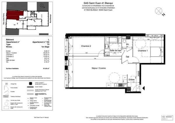 Appartement à vendre 4 pièces 83 m² Saint-Ouen-sur-Seine