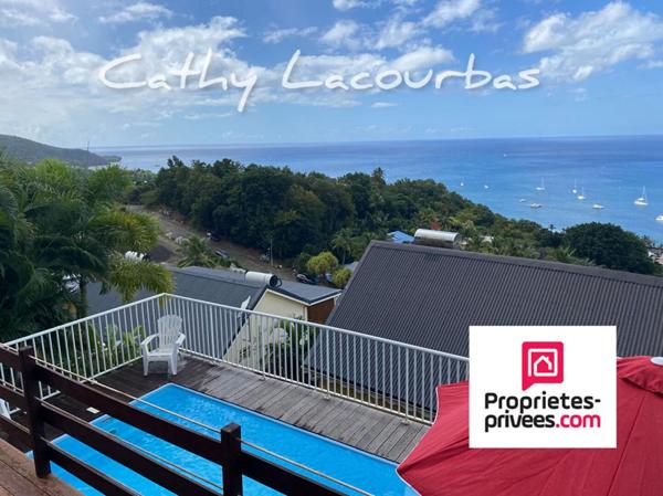 Superbe Appartement T3 Duplex, vue exceptionnelle mer, piscine - Bouillante