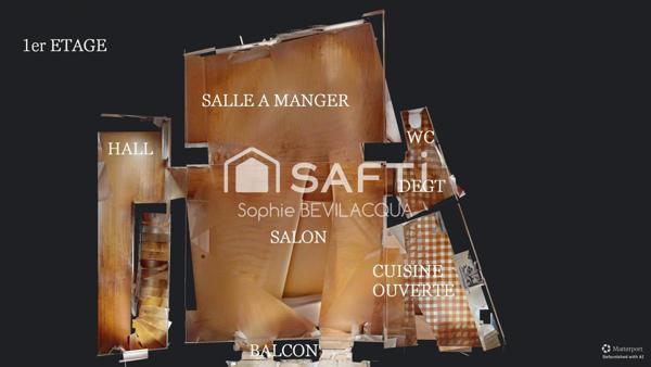 MAISON DE VILLAGE AVEC BEAUCOUP DE CACHET ET ULTRA LUMINEUSE