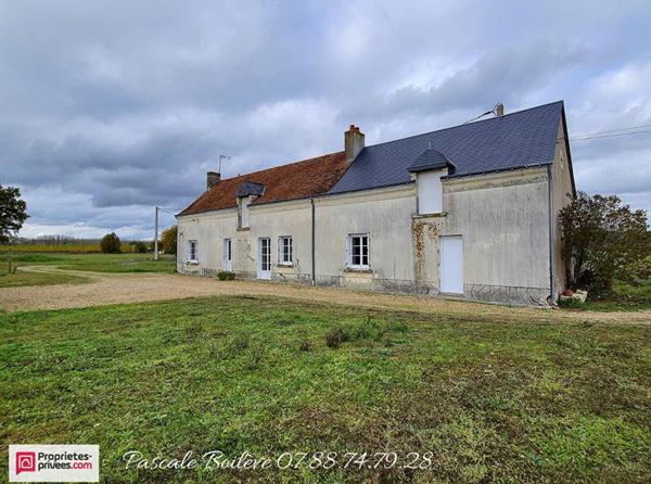 Longère en campagne avec 3,5 ha de terrain - VERNOIL LE FOURRIER (49390)