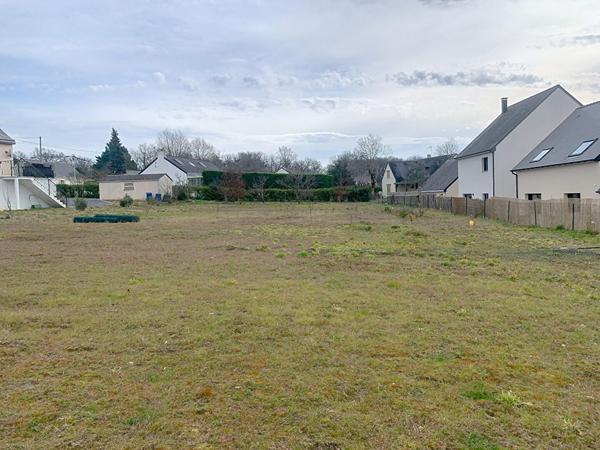 A VENDRE proche de SEICHES SUR LE LOIR à La Chapelle Saint Laud Terrain constructible de 861 m² hors lotissement !