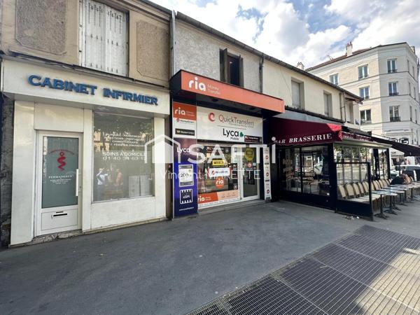 Fond de commerce dans quartier commerçant de Paris XIXéme