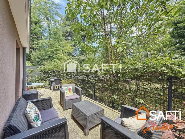 Appartement 4 pièces 83 m² – Rez-de-jardin avec terrasse, jardin, place de parking et box
