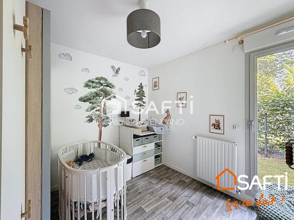 Appartement 4 pièces 83 m² – Rez-de-jardin avec terrasse, jardin, place de parking et box