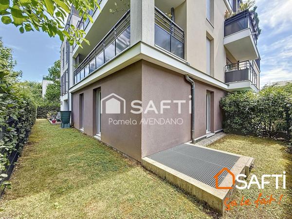 Appartement 4 pièces 83 m² – Rez-de-jardin avec terrasse, jardin, place de parking et box