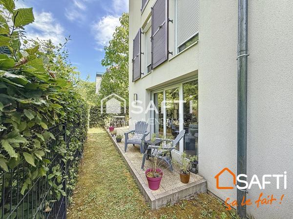 Appartement 4 pièces 83 m² – Rez-de-jardin avec terrasse, jardin, place de parking et box