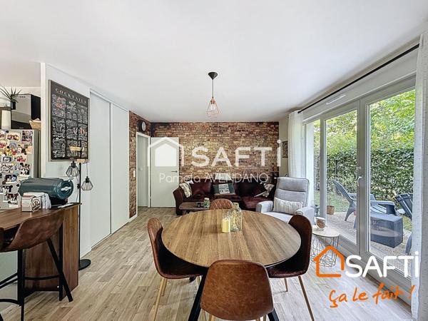 Appartement 4 pièces 83 m² – Rez-de-jardin avec terrasse, jardin, place de parking et box