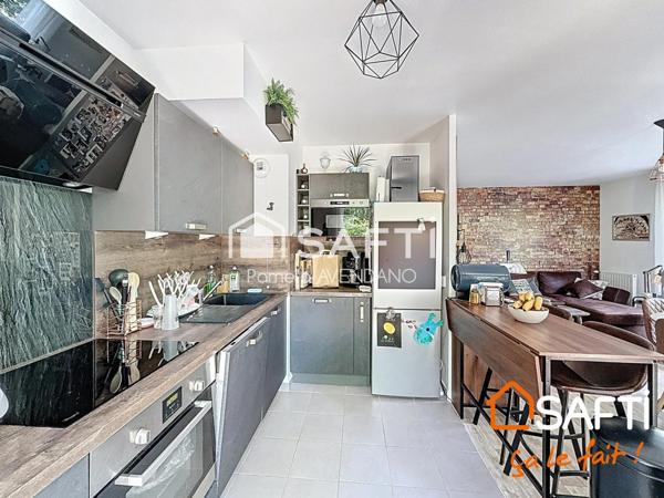 Appartement 4 pièces 83 m² – Rez-de-jardin avec terrasse, jardin, place de parking et box