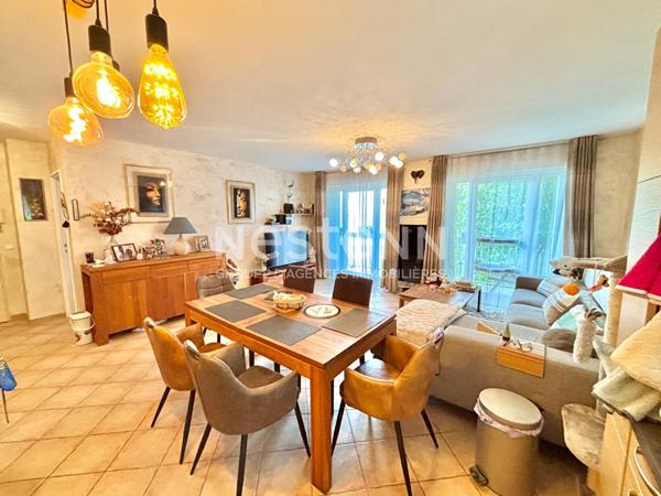 Appartement lumineux 3 chambres 74 m² traversant avec balcon, parking, cave, Verrières-le-Buisson centre, proche écoles, commerces, espaces verts, bus, RER B, N20 et A6, calme, idéal famille ou télétravail