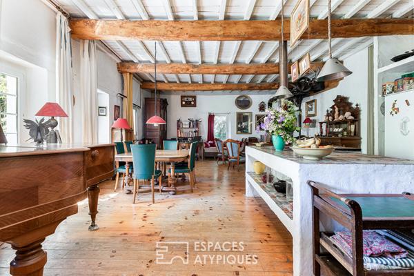 Ancien moulin à eau du XVIIème dans son cadre bucolique