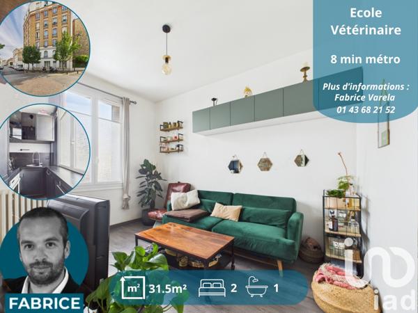 Appartement à vendre 2 pièces 31 m² Maisons-Alfort