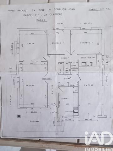 Maison à vendre 3 pièces 93 m² Bages