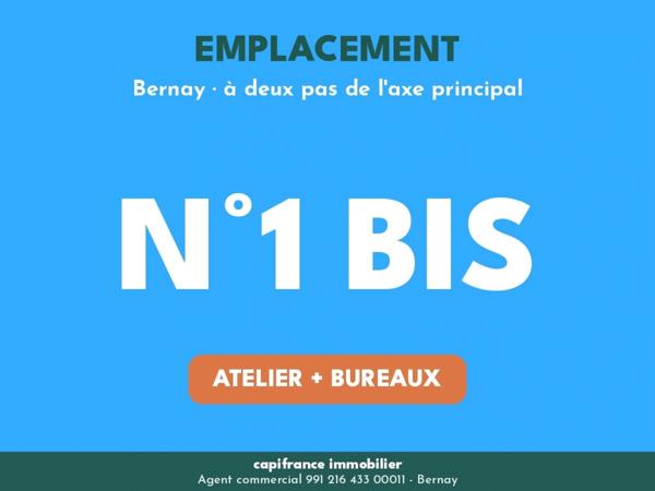 Local/bureau à vendre BERNAY (27)