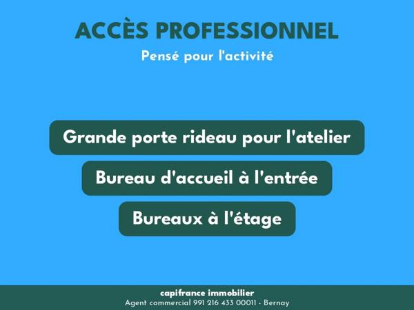 Local/bureau à vendre BERNAY (27)