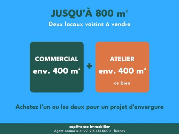 Local/bureau à vendre BERNAY (27)